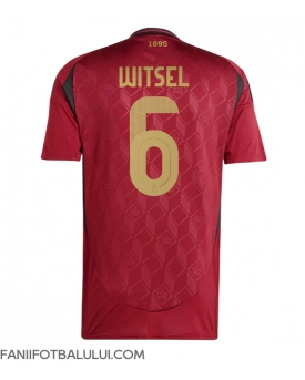 Belgia Axel Witsel #6 Tricou Fotbal Replică European 2024 Barbati Acasa